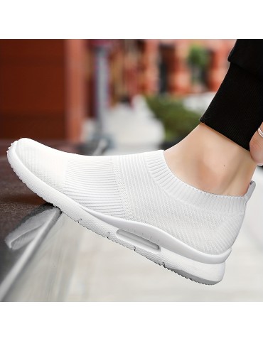 Classic Outdoor Flying Woven Slip On Running Shoes