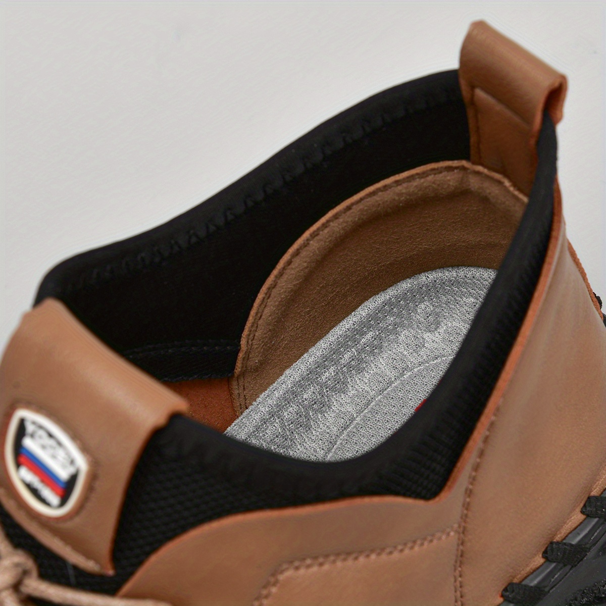 womens flat high top boots comfy solid color lace up ankle boots casual non slip shoes details 8